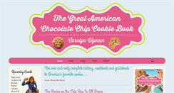 Desktop Screenshot of greatamericanchocolatechipcookiebook.com